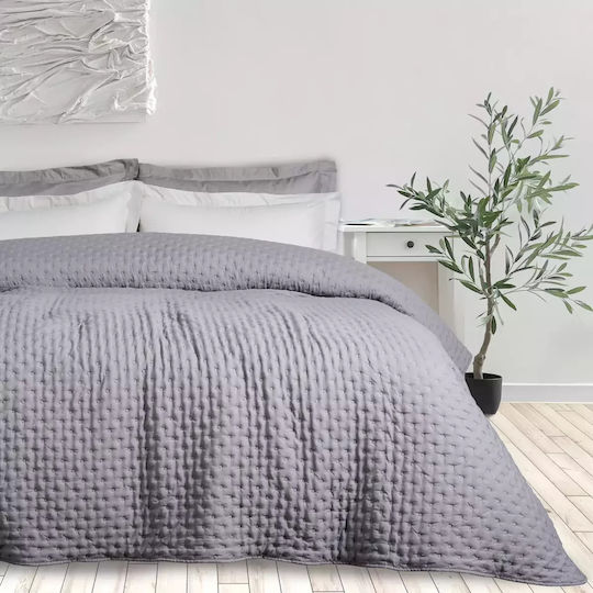 Das Home 9630 Κουβερλί Υπέρδιπλο Microfiber Grey 240x250cm