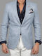 Men's Summer Suit Jacket Slim Fit Blue/raf