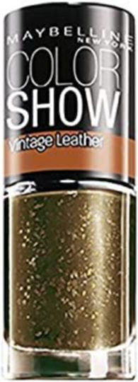 Maybelline Color Show Vintage Leather Glitter Βερνίκι Νυχιών 209 Gilded Emeralds 7ml