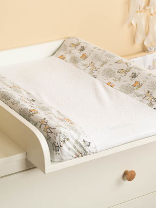 Sensillo Changing Pad Cover Made of Gray Fabric 50x70cm