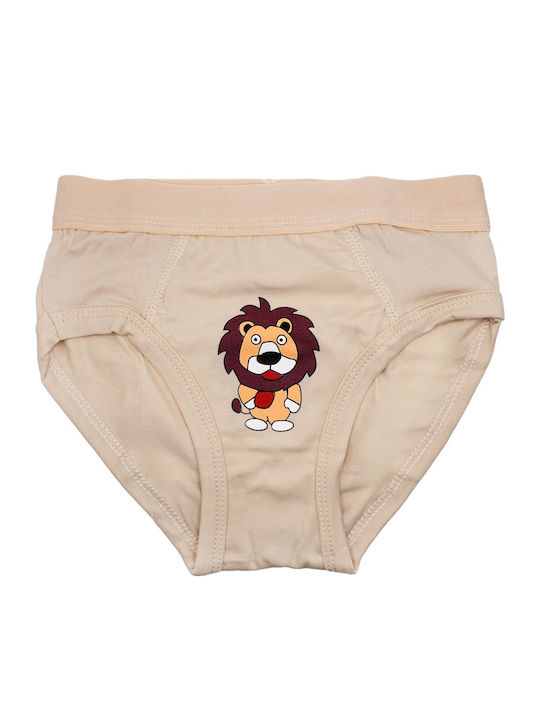 Defne Baby Beige Lion Παιδικό Βρακάκι beige