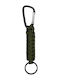 Militär-khaki Paracord Überlebensschlüsselanhänger