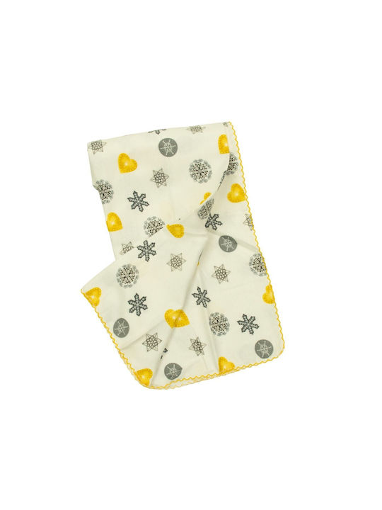 Kamtex Baby Wickeltuch Gelb 80x90cm.