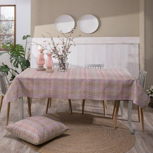 Teoran Tischtuch Tortosa Mehrfarbig 135x135cm