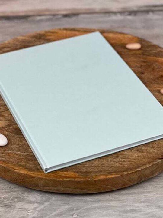 Стояща книга за пожелания 21x29см 76 страници светлосиня