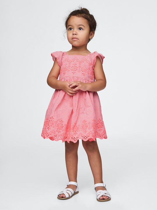 Mädchenkleid Kurzärmelig Set aus 2 Mit Slip Sassy Rosa