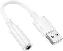 Borofone Bv22 USB-A male σε 3.5mm female Borofone Bv22 USB-A male σε 3.5mm female