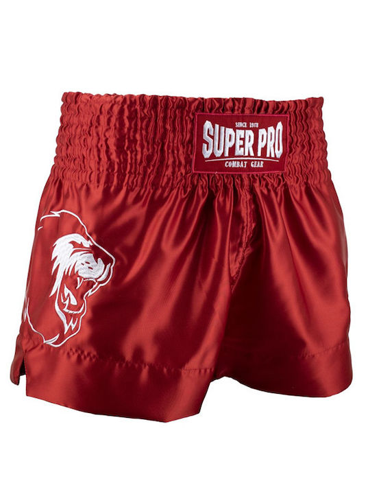Super Pro Combat Gear Șorturi Kick Boxing Hero Roșu Xxs