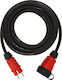Brennenstuhl Waterproof Extension Cable Cord 3 x 2.5mm²/10m Black