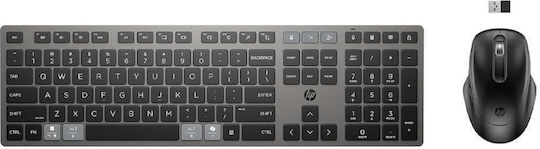 HP 720 Multi-Device Ασύρματο Bluetooth Σετ Πληκτρολόγιο & Ποντίκι International English