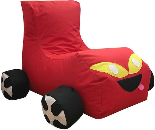 Beanbag Car Red 50x90x70cm