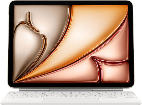 Apple Magic Keyboard Флип Капак Международен Английски Език Бяла (iPad Air 11" 2024/2025/2026)
