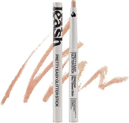 Unleashia Pretty Easy Glitter Pen Eye Liner #07 Sheer Skin 0.7gr