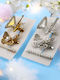 Set of Kids Hair Clips with Hair Clasp / Hair Clip / Bobby Pin Animal in Silver Color 3pcs