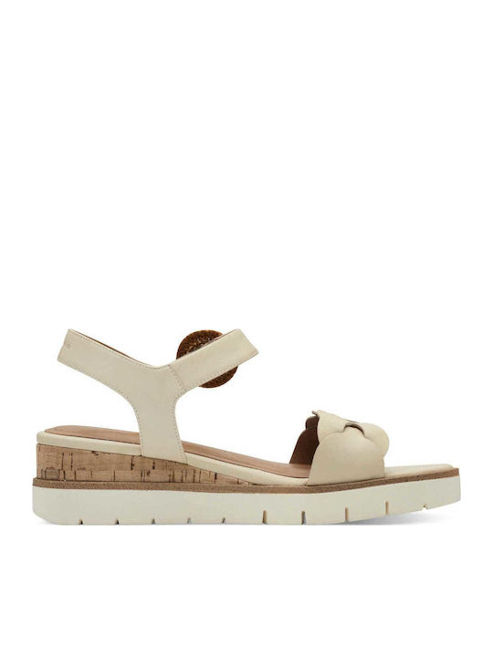 Tamaris Shoes Sandalen Tamaris Beige Tamaris Women's Leather