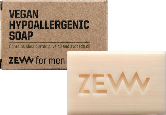 Zew For Men Vegan Hypoallergenic Soap Bar with Shea Butter & Olive Oil 85ml