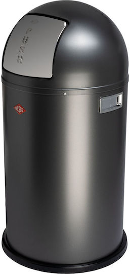 Wesco Plastic Waste Bin 50lt Gray