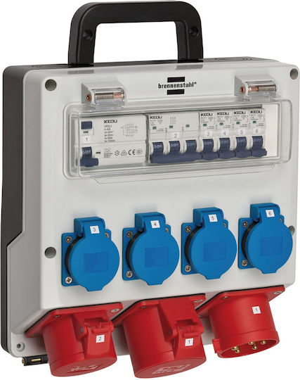 Brennenstuhl Power Distributor Πρίζα Βιομηχανικού Τύπου 1154890020