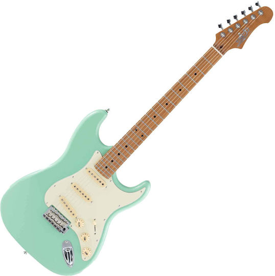 Chitară Electrică Jet Js-300 Sfg Stratocaster Verde Spumă de Mare