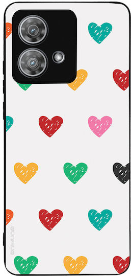 Sonique Heart Series Hülle für Motorola Edge 40 Neo 5G Weiß 02