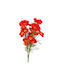 Poppy Fabric Bouquet 50cm A34692 Red