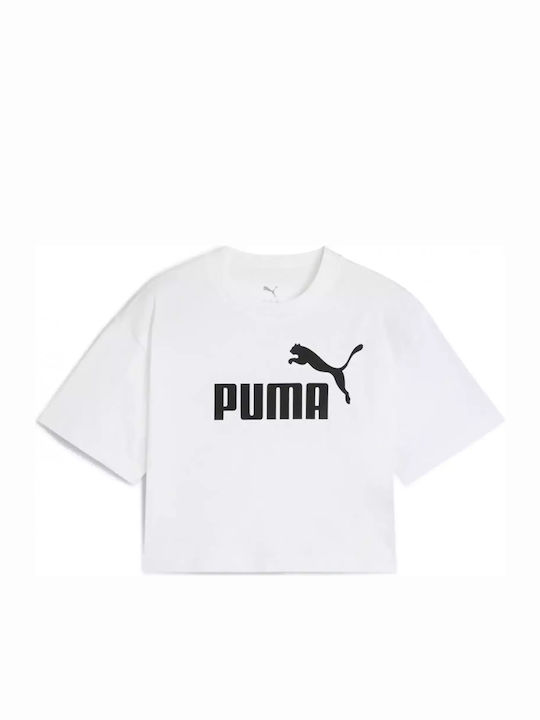 PUMA Детска Тениска Бяла Essentials