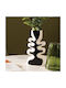 Διακοσμητικό Βάζο Keramik Twisted Grün 15x8.9x28cm 1Stück
