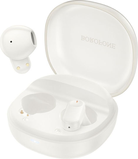 Borofone BW54 Earbud Bluetooth Handsfree Earphones with Charging Case White