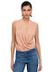 Women's Blouse Drape Peach