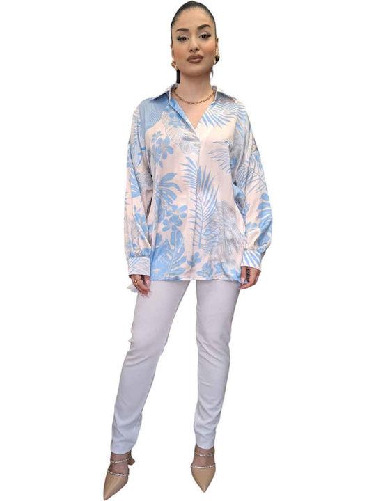 Remix Women's Summer Blouse Linen Floral Light ...