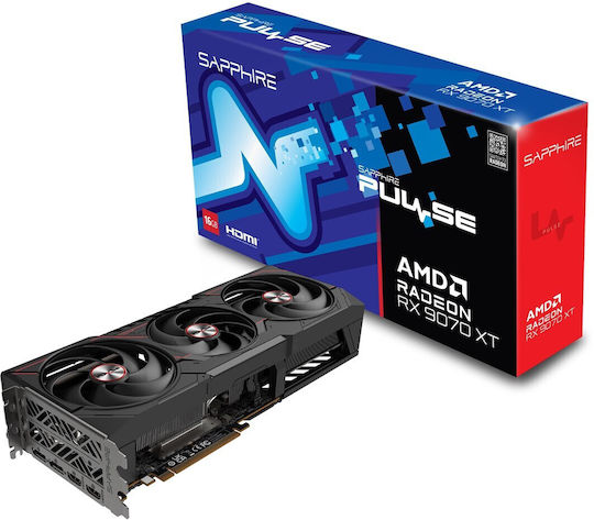 Sapphire Radeon RX 9070 XT 16GB GDDR6 Pulse Κάρτα Γραφικών