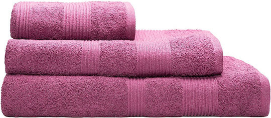 Beauty Home Πετσέτα Προσώπου Art 3400 50x90εκ. Μωβ Βάρους 650gr/m²