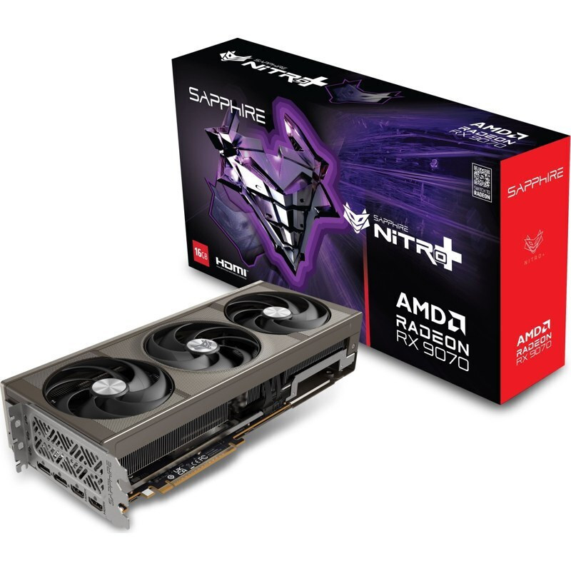 Sapphire Radeon RX 9070 16GB GDDR6 NITRO+ Κάρτα Γραφικών