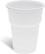 Sanitas Pahar de unică folosință Plastic Alb 250ml 50buc