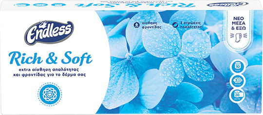 Endless Rich and Soft Toilettenpapier 10 Rollen 3 Blätter 9 Packungen