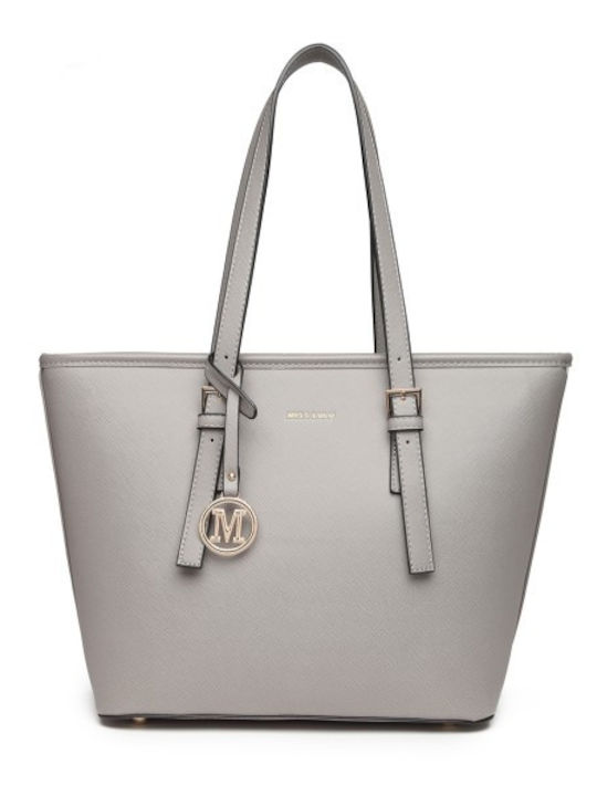 Miss Lulu Women's Bag Tote Handbag Gray