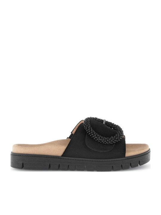 Gabor Leather Women's Flat Sandals Anatomic in ...