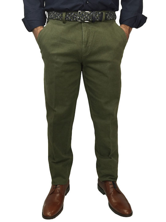 Trousers Chino in Regular Fit Olive
