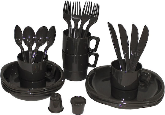 Mfh 26-piece Olive Green Camping Set