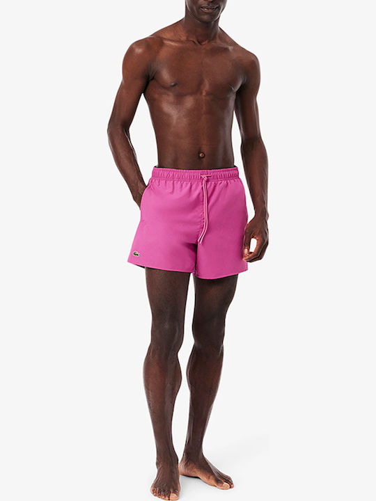 Lacoste Herren Badebekleidung Shorts Fuchsia