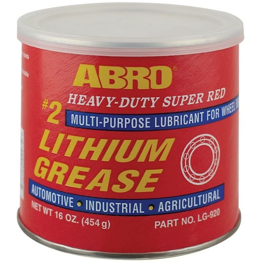 Abro Lg-920 Rotes Lithiumfett Nr. 2 Dose 454g