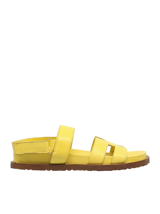 Γυναικεία Σανδάλια Flatforms Κίτρινα