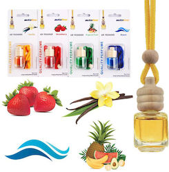 Autoline Car Air Freshener Pendand Liquid Strawberry / Vanilla / Tropical Fruits 40ml