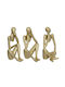 Set Figuri Decorative din Polirășină 3buc