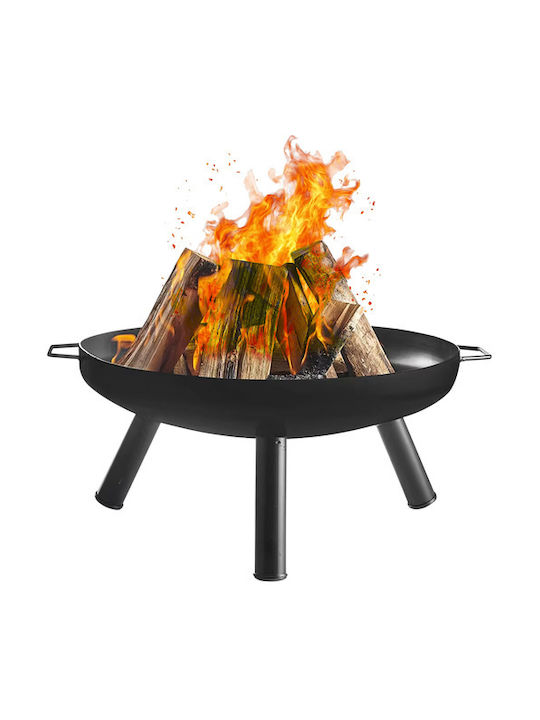 Kaminer Firepit Black 60x60x23cm