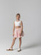 Παιδικό Crop Top Κοντομάνικο Off White