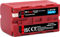 Baxxtar Battery Np-F750 7000mAh