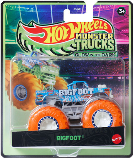 Hot Wheels Glow Auto Bigfoot 1:64 Monstertruck