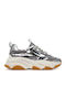 Possession-e Chunky Sneakers Metallic Silver