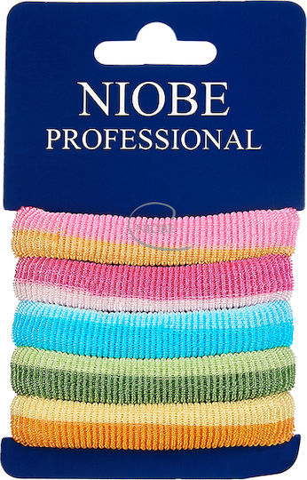 Elastice de păr profesionale Niobe 5 buc Nr. 2334